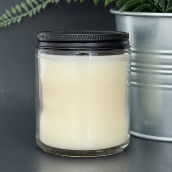 BBW Midnight Blue Citrus White Barn Bath & Body Works Mason Single Wick Candle - Picture 2 of 10